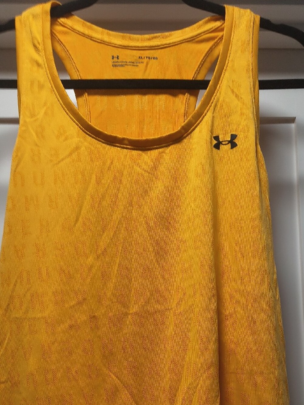 Under Armour Yellow Racerback Performance Tank - Picture 3 of 4